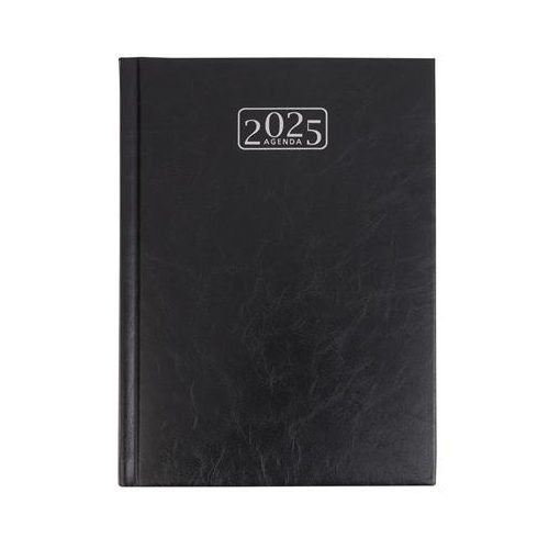 Naptár, tervező, A5, napi, VICTORIA OFFICE "Chrono", fekete (2025 évi)
