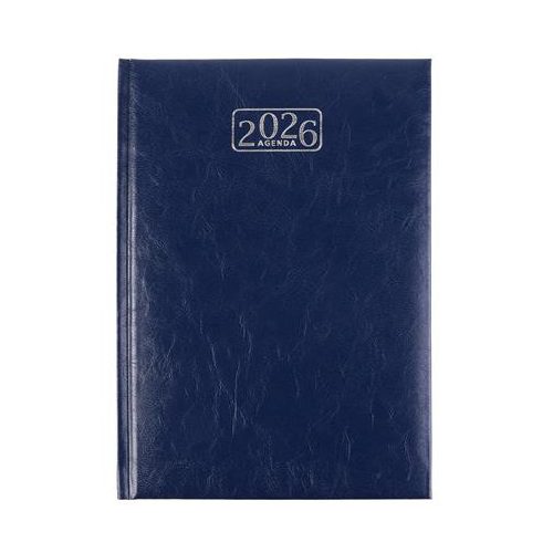 Naptár, tervező, A5, napi, VICTORIA OFFICE "Chrono", kék (2026 évi)