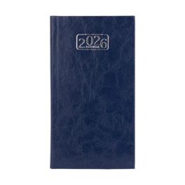   Zsebnaptár, álló elrendezésű, VICTORIA OFFICE "Chrono", kék (2026 évi)
