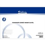 Nyomtatvány, menetlevél, tehergépjármű, 100 lap, A4, fekvő, VICTORIA PAPER, "D.GÉPJ.21.", 10 tömb/csomag