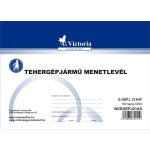 Nyomtatvány, menetlevél, tehergépjármű, 100 lap, A5, fekvő, VICTORIA PAPER, "D.GÉPJ.21.", 10 tömb/csomag