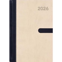   Naptár, tervező, A5, heti, DAYLINER "Winner", bézs