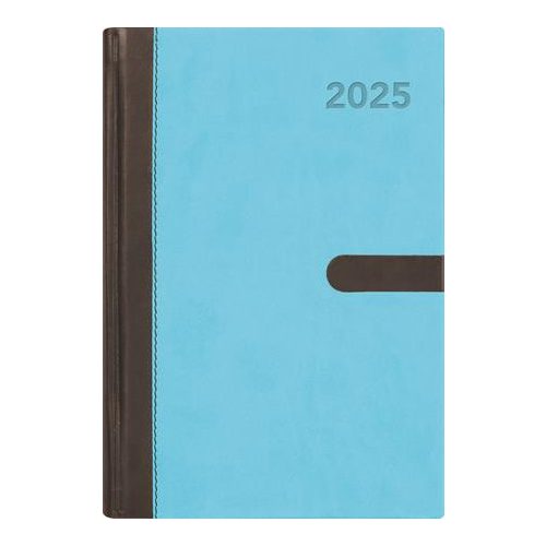 Naptár, tervező, A5, heti, DAYLINER, "Winner", kék