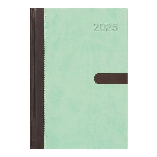 Naptár, tervező, A5, heti, DAYLINER "Winner", menta