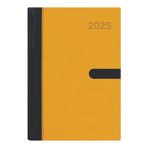 Naptár, tervező, A5, heti, DAYLINER "Winner", sárga