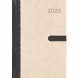   Naptár, tervező, A5, napi, DAYLINER, "Winner", bézs