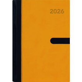   Naptár, tervező, A5, napi, DAYLINER "Winner", sárga