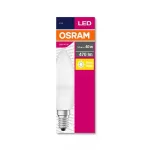 LED izzó, E14, gyertya, B35, 5,7W, 470lm, 2700K (MF), OSRAM "Value"