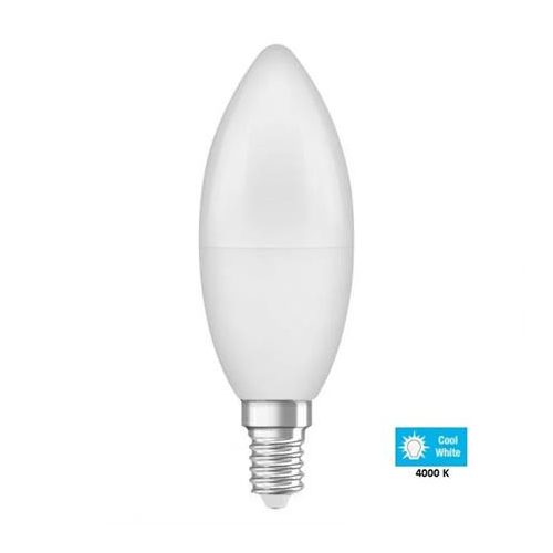 LED izzó, E14, gyertya, B38, 7W, 806lm, 4000K (HF), OSRAM "Value"
