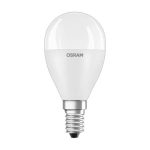LED izzó, E14, kisgömb, P48, 8W, 806lm, 2700K (MF), OSRAM "Value"