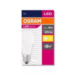 LED izzó, E27, gömb, A60, 5W, 470lm, 2700K (MF), OSRAM "Value"