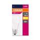 LED izzó, E27, gömb, A60, 8,5W, 806lm, 2700K (MF), OSRAM "Value"