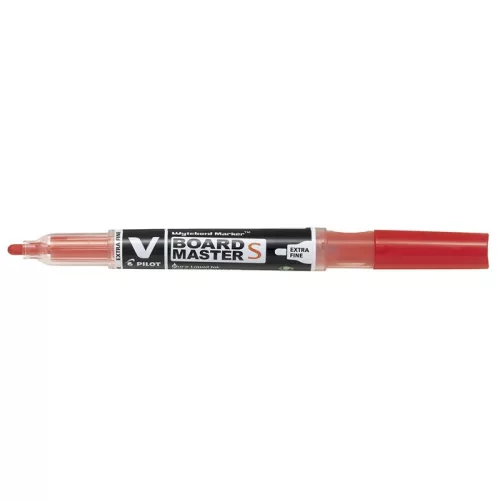 Táblamarker, 1,3 mm, EF, kúpos, PILOT "V-Board Master S", piros