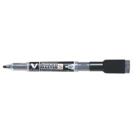   Táblamarker, törlőkupakkal, 1,3 mm, EF, kúpos, PILOT "V-Board Master S", fekete