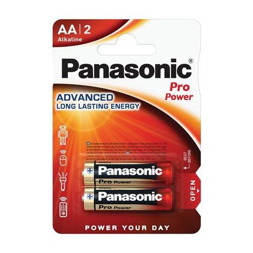 Elem, AA ceruza, 2 db, PANASONIC "Pro power"