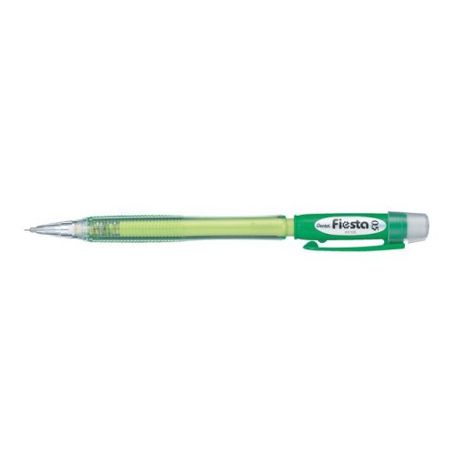 Nyomósirón, 0,5 mm, PENTEL, "Fiesta AX105-AO", zöld