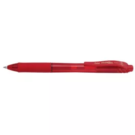   Zseléstoll, 0,35 mm, nyomógombos, PENTEL "EnerGelX BL107", piros