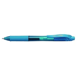   Zseléstoll, 0,35 mm, nyomógombos, PENTEL "EnerGelX BL107", világoskék