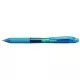 Zseléstoll, 0,35 mm, nyomógombos, PENTEL "EnerGelX BL107", világoskék