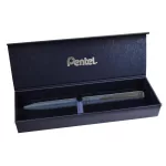 Zseléstoll, 0,35 mm, rotációs, matt kék tolltest, PENTEL "EnerGel BL-2507" kék