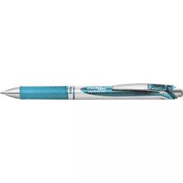   Zseléstoll, 035 mm, nyomógombos, PENTEL "EnerGel BL77", világoskék
