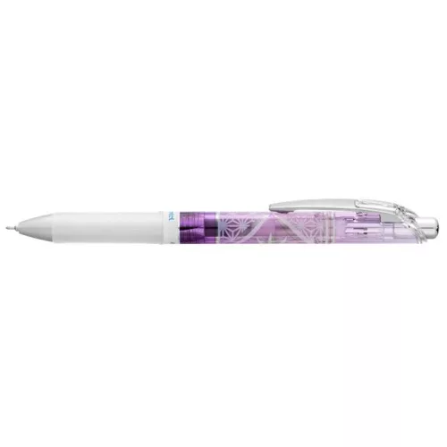 Zseléstoll, 0,25 mm, nyomógombos, PENTEL "EnerGel BLN75 Kiriko, Asaba Kikka", kék
