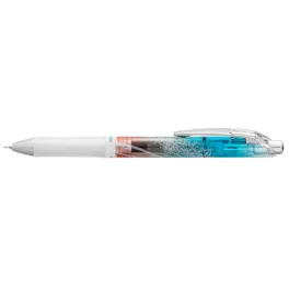   Zseléstoll, 0,25 mm, nyomógombos, PENTEL "EnerGel BLN75 Kiriko, Kikutsunagi", kék