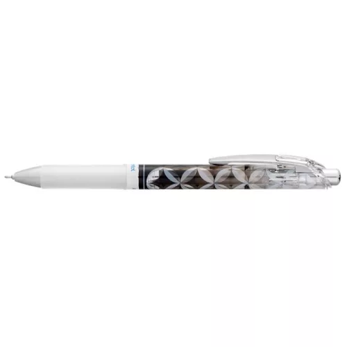 Zseléstoll, 0,25 mm, nyomógombos, PENTEL "EnerGel BLN75 Kiriko, Shippou", kék