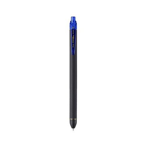 Zseléstoll, 0,35 mm, nyomógombos, PENTEL "EnerGelX BLP437 ", kék