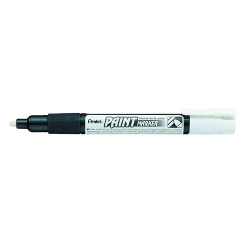Lakkmarker, 2 mm, kúpos, PENTEL "MMP20", fehér