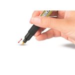 Lakkmarker, 2 mm, kúpos, PENTEL "MMP20", fekete