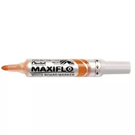   Táblamarker, 2,5 mm, kúpos, PENTEL "Maxiflo MWL5M", narancs