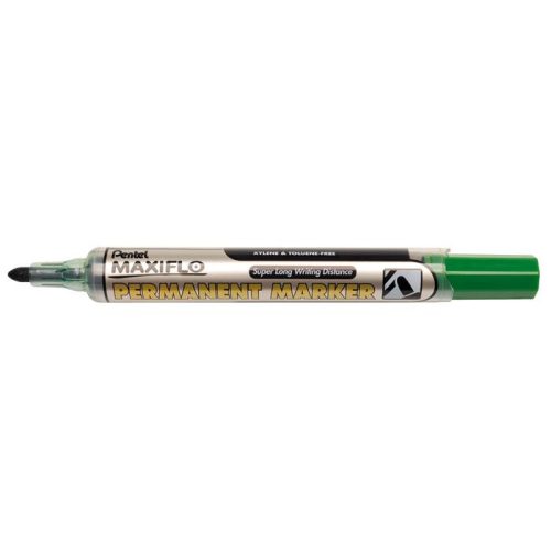 Alkoholos marker, 1,5 mm, kúpos, PENTEL "Maxiflo NFL50", zöld