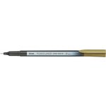 Tűfilc, 0,4 mm, PENTEL "Pointliner", aranybarna