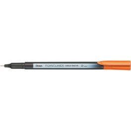   Tűfilc, 0,4 mm, PENTEL "Pointliner", narancssárga