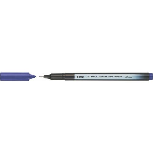 Tűfilc, 0,4 mm, PENTEL "Pointliner", sötétlila