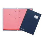 Aláírókönyv, A4, 20 rekeszes, karton, PAGNA, kék