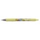 Zseléstoll, 0,32 mm, nyomógombos, sárga tolltest, PILOT "G-2 Flow", kék