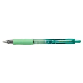   Zseléstoll, 0,32 mm, nyomógombos, PILOT "G-2 Green Bubble", kék
