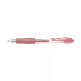   Zseléstoll, 0,32 mm, nyomógombos, PILOT "G-2 Metallic", rózsaszín