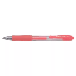   Zseléstoll, 0,37 mm, nyomógombos, PILOT "G-2 Neon", piros