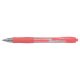 Zseléstoll, 0,37 mm, nyomógombos, PILOT "G-2 Neon", piros