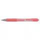 Zseléstoll, 0,37 mm, nyomógombos, PILOT "G-2 Neon", piros