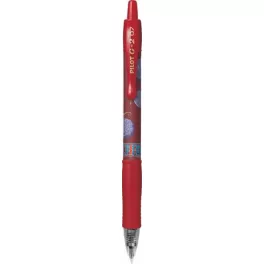   Zseléstoll, 0,32 mm, nyomógombos, PILOT "G-2 One Piece", piros