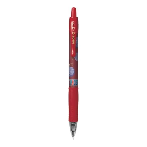Zseléstoll, 0,32 mm, nyomógombos, PILOT "G-2 One Piece", piros