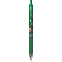   Zseléstoll, 0,32 mm, nyomógombos, PILOT "G-2 One Piece", zöld