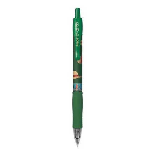 Zseléstoll, 0,32 mm, nyomógombos, PILOT "G-2 One Piece", zöld