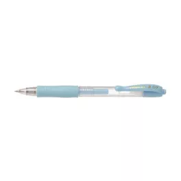   Zseléstoll, 0,32 mm, nyomógombos, PILOT "G-2 Pastel", világoskék