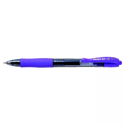 Zseléstoll, 0,32 mm, nyomógombos, PILOT "G-2", lila