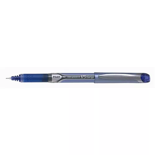 Rollertoll, 0,3 mm, tűhegyű, kupakos, PILOT "Hi-Tecpoint V5 Grip", kék